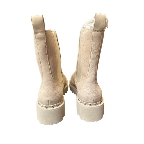Vince Camuto Women's Meendey Chelsea Pull On Bootie Boot Size 9M Milky White NIB - Picture 6 of 8
